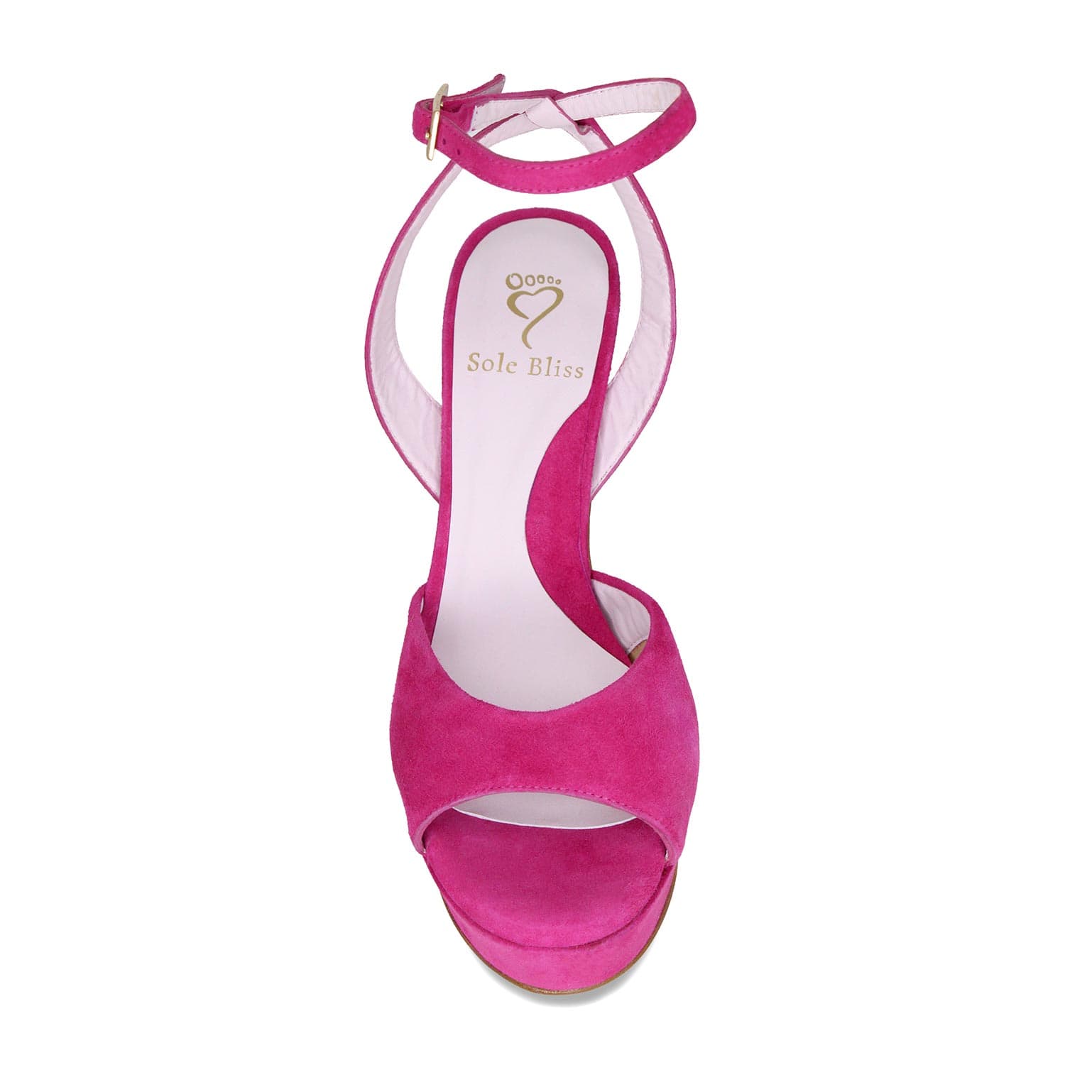 Shoes Riviera: Hot Pink Suede Sole Bliss USA