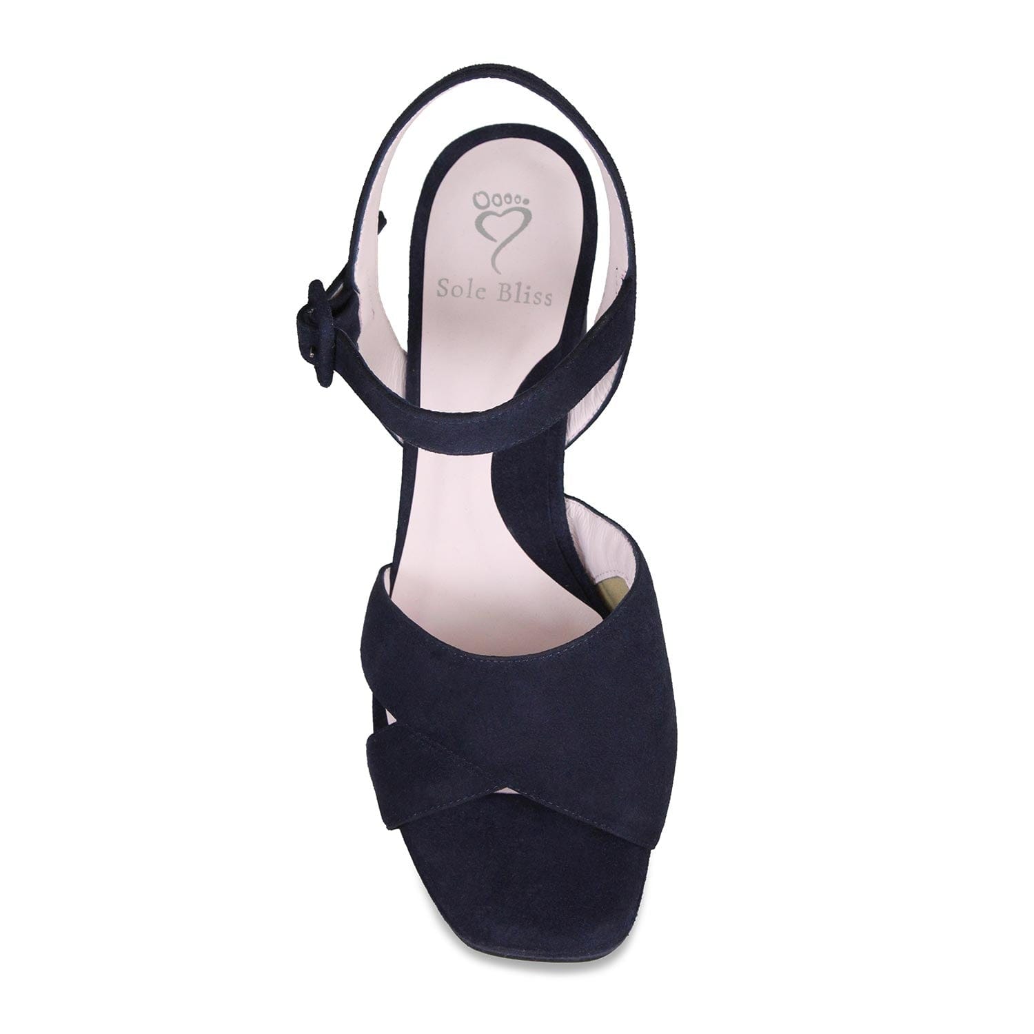 Shoes Ronnie: Navy Suede Sole Bliss USA