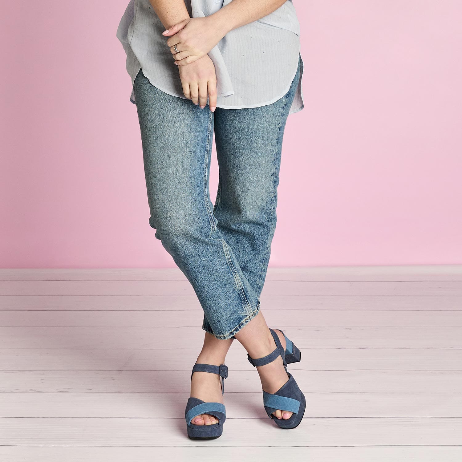 Shoes Ruby: Multi Denim Sole Bliss USA