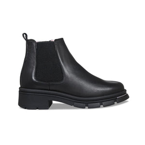 Boots Runway: Black Leather & Gunmetal Sole Bliss USA