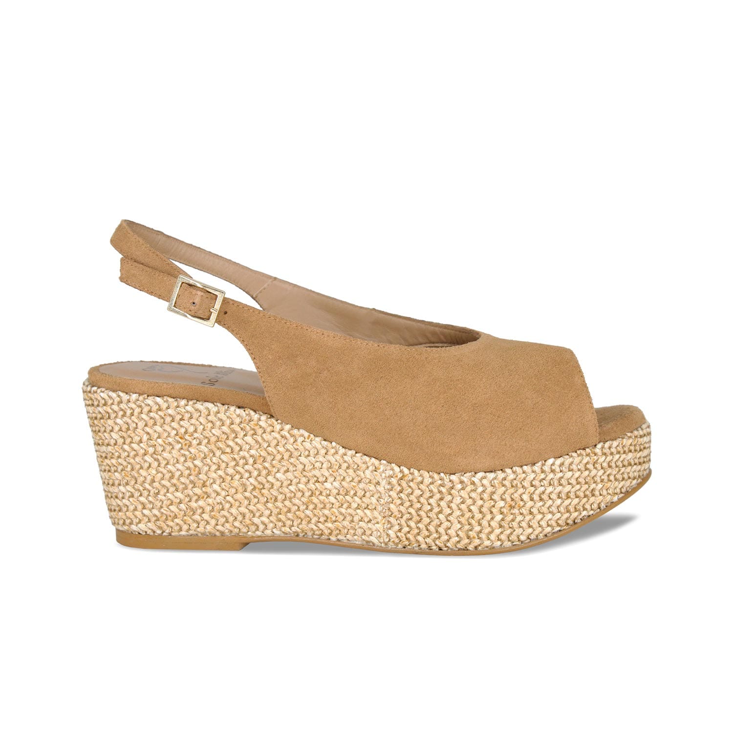 Shoes Sahara: Tan Suede Sole Bliss USA