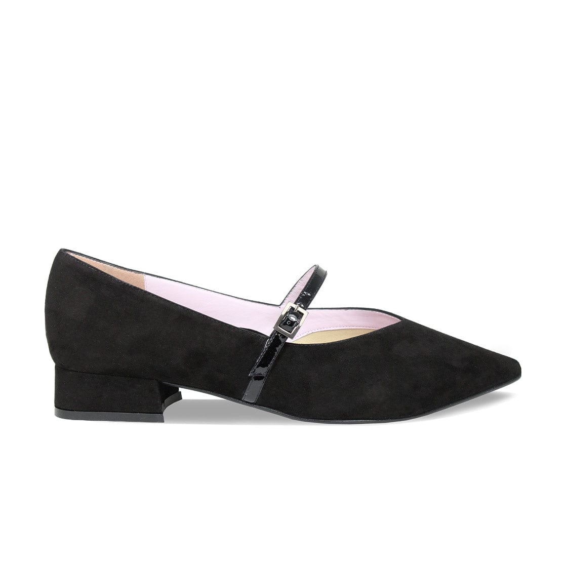 Shoes Savannah: Black Suede & Patent Sole Bliss USA