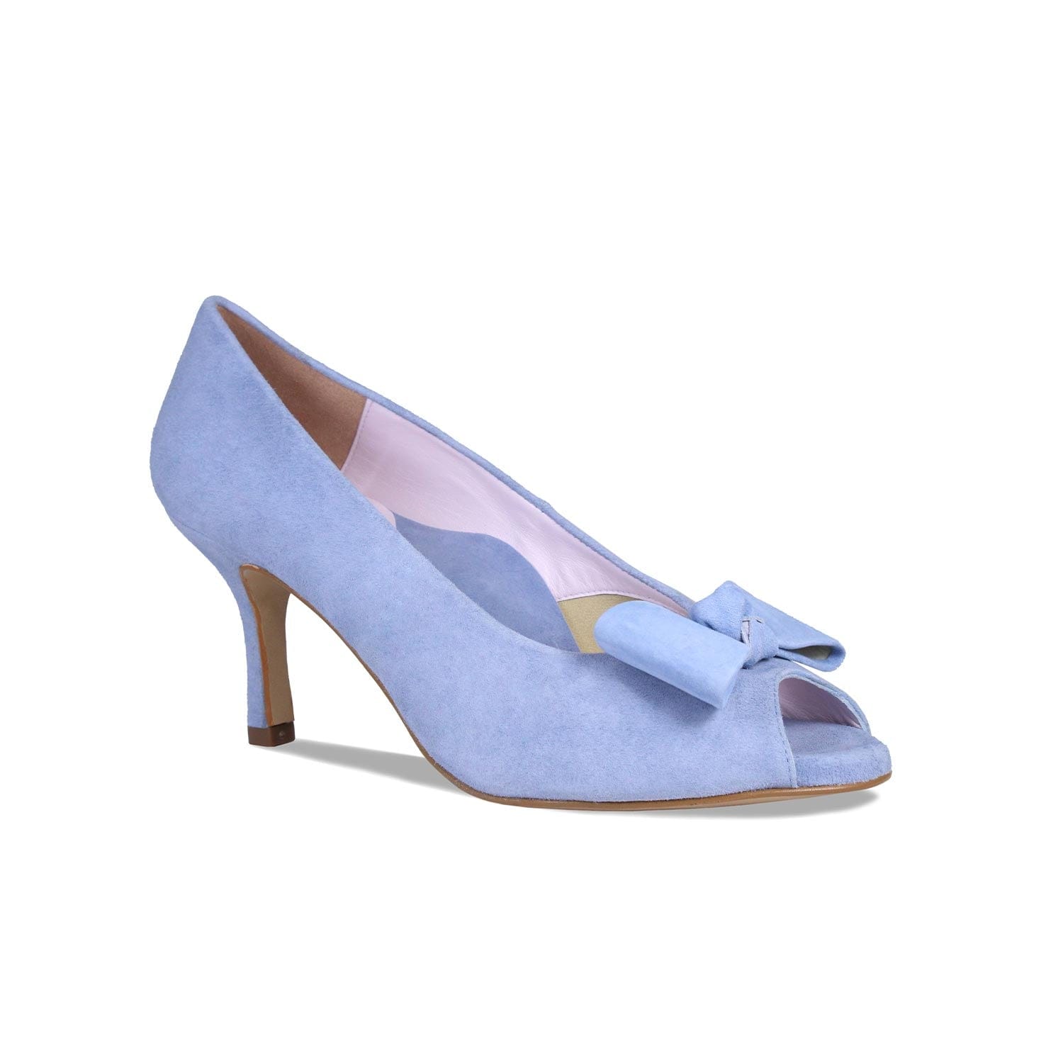 Shoes Shelby: Sky Blue Suede Sole Bliss USA
