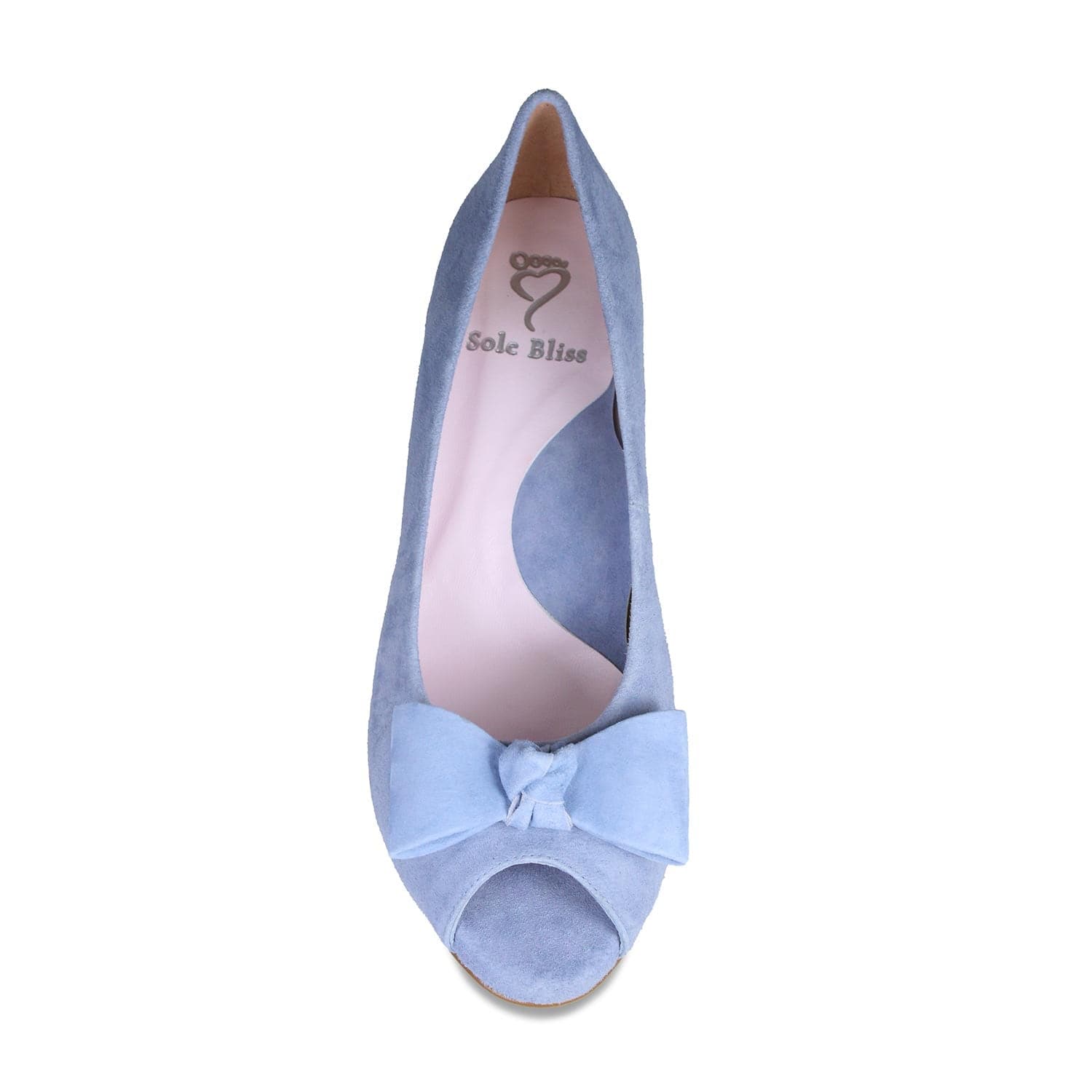 Shoes Shelby: Sky Blue Suede Sole Bliss USA