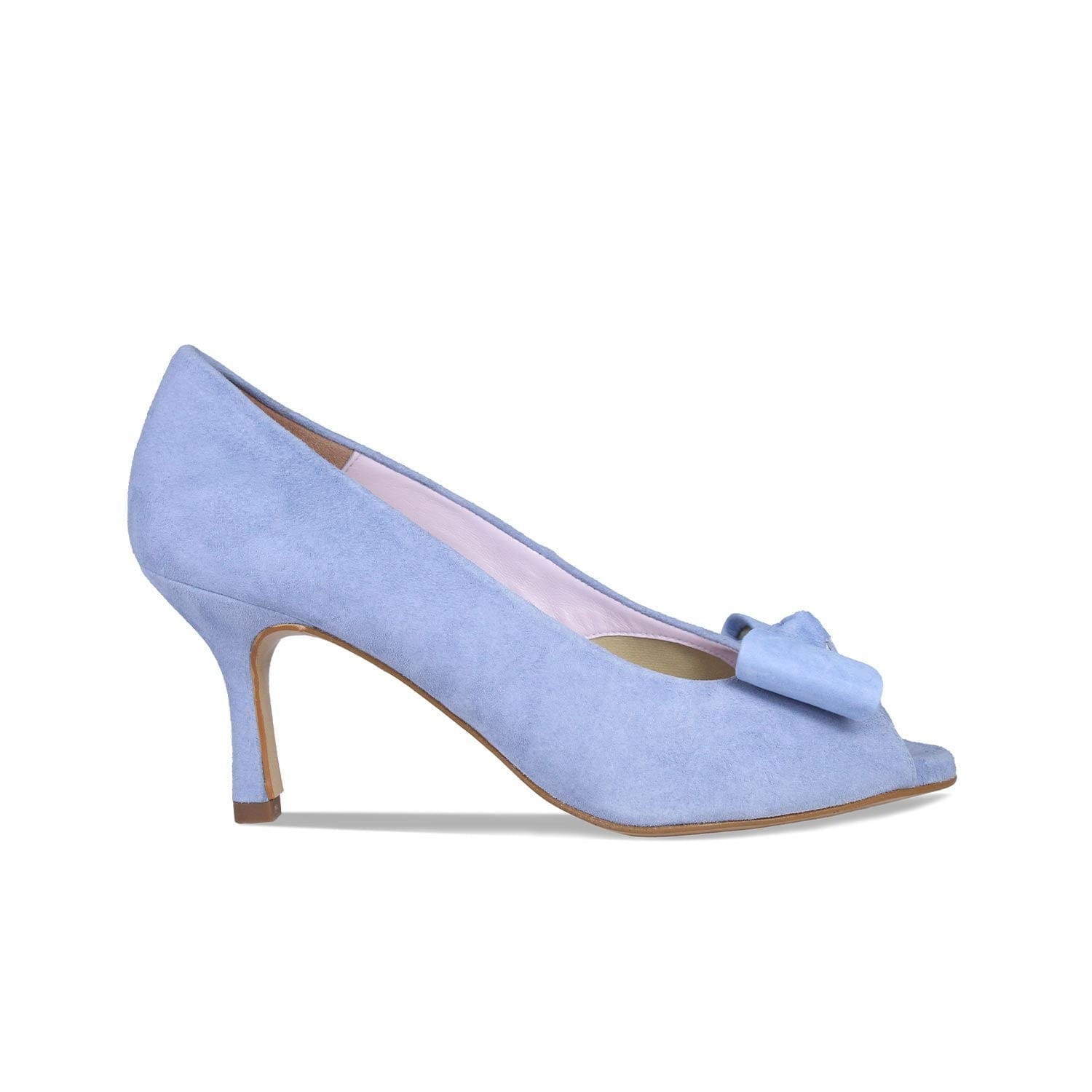 Shoes Shelby: Sky Blue Suede Sole Bliss USA