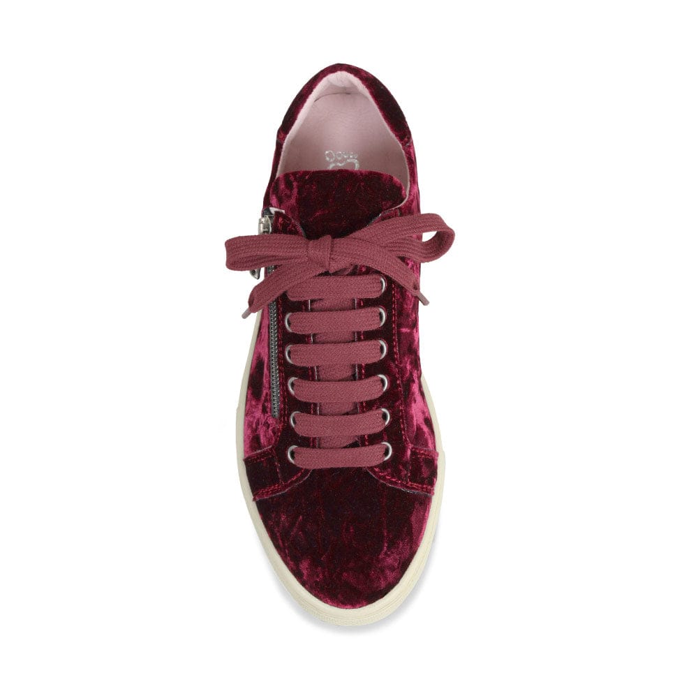 Shoes Sprint: Luxe Berry Velvet Sole Bliss USA