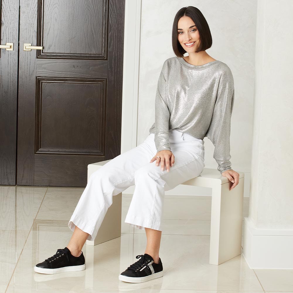 Shoes Sprint: Black Leather & Suede Sole Bliss USA