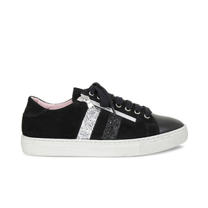 Shoes Sprint: Black Leather & Suede Sole Bliss USA