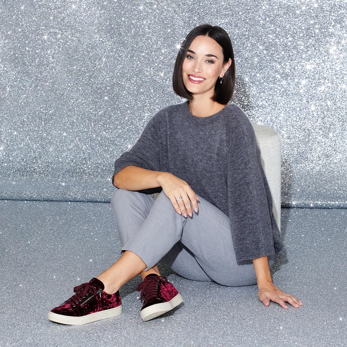 Shoes Sprint: Luxe Berry Velvet Sole Bliss USA