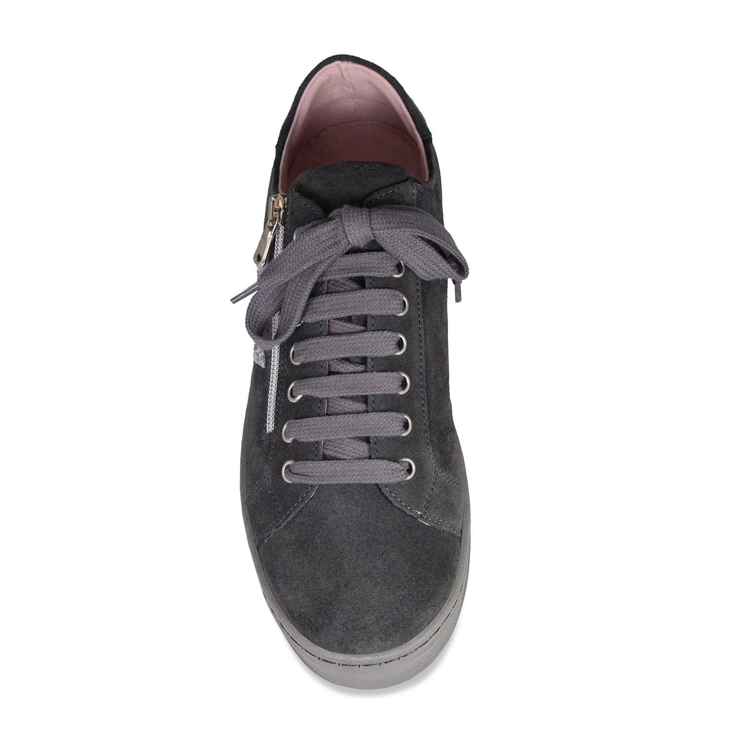Shoes Star: Gray Suede & Glitz Sole Bliss USA