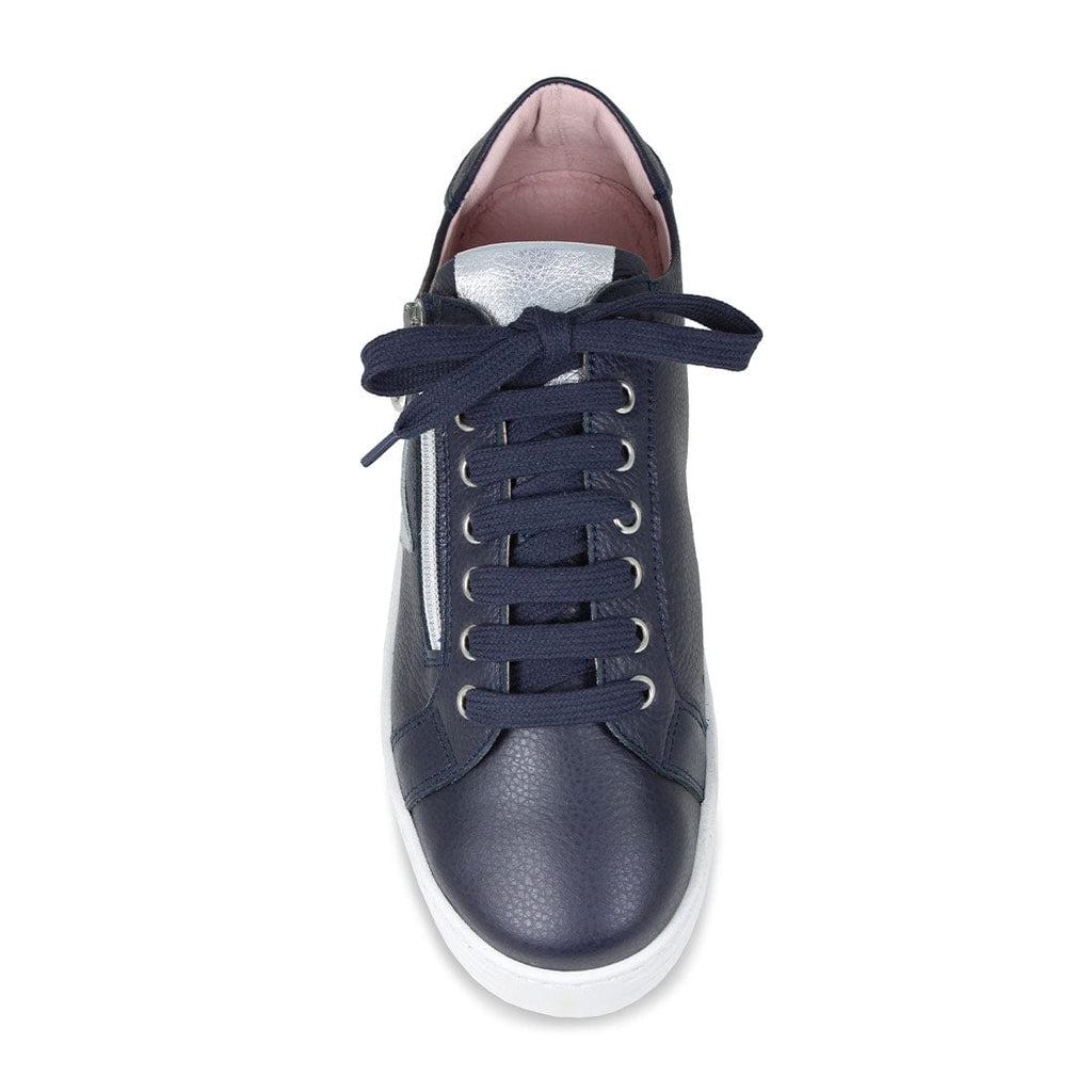 Star: Silver Leather - Silver Trainers for Bunions