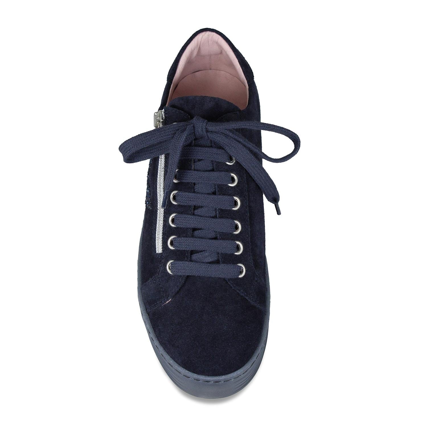 Shoes Star: Navy Suede & Glitter Sole Bliss USA