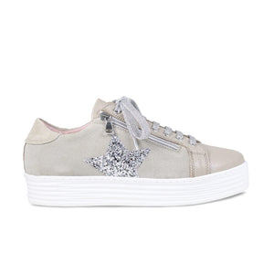 Shoes Star: Pale Taupe Leather & Suede Sole Bliss USA
