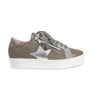 Shoes Star: Taupe Leather & Suede Sole Bliss USA