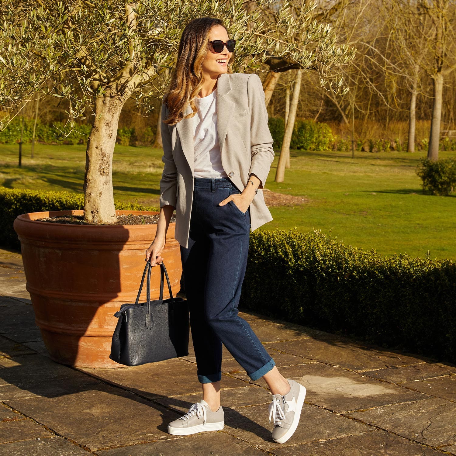 Shoes Star: Pale Taupe Leather Sole Bliss USA