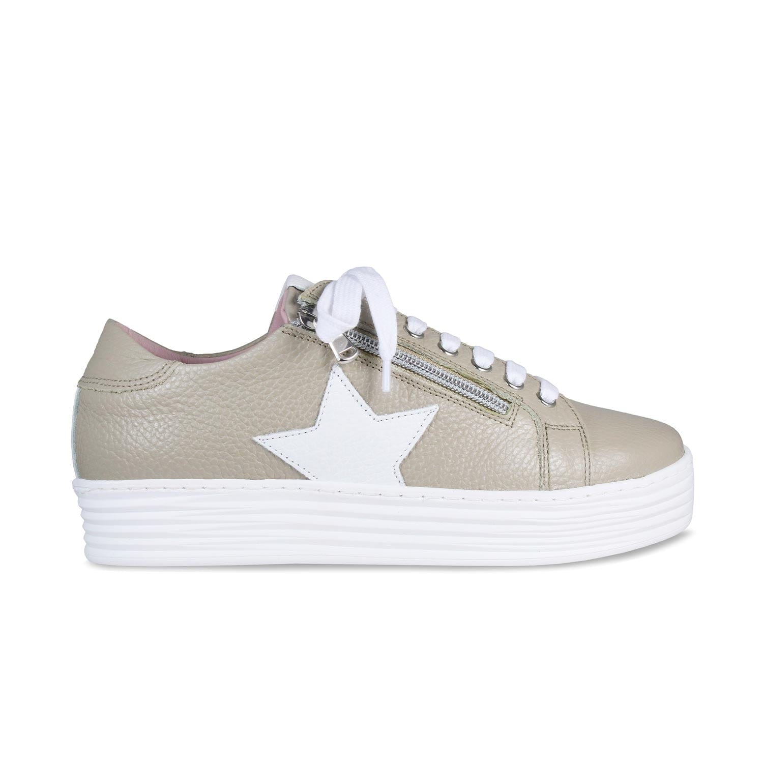 Shoes Star: Pale Taupe Leather Sole Bliss USA