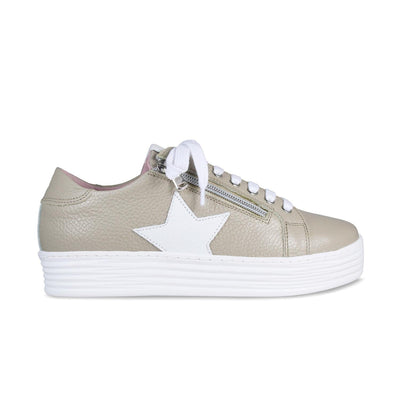 Shoes Star: Pale Taupe Leather Sole Bliss USA