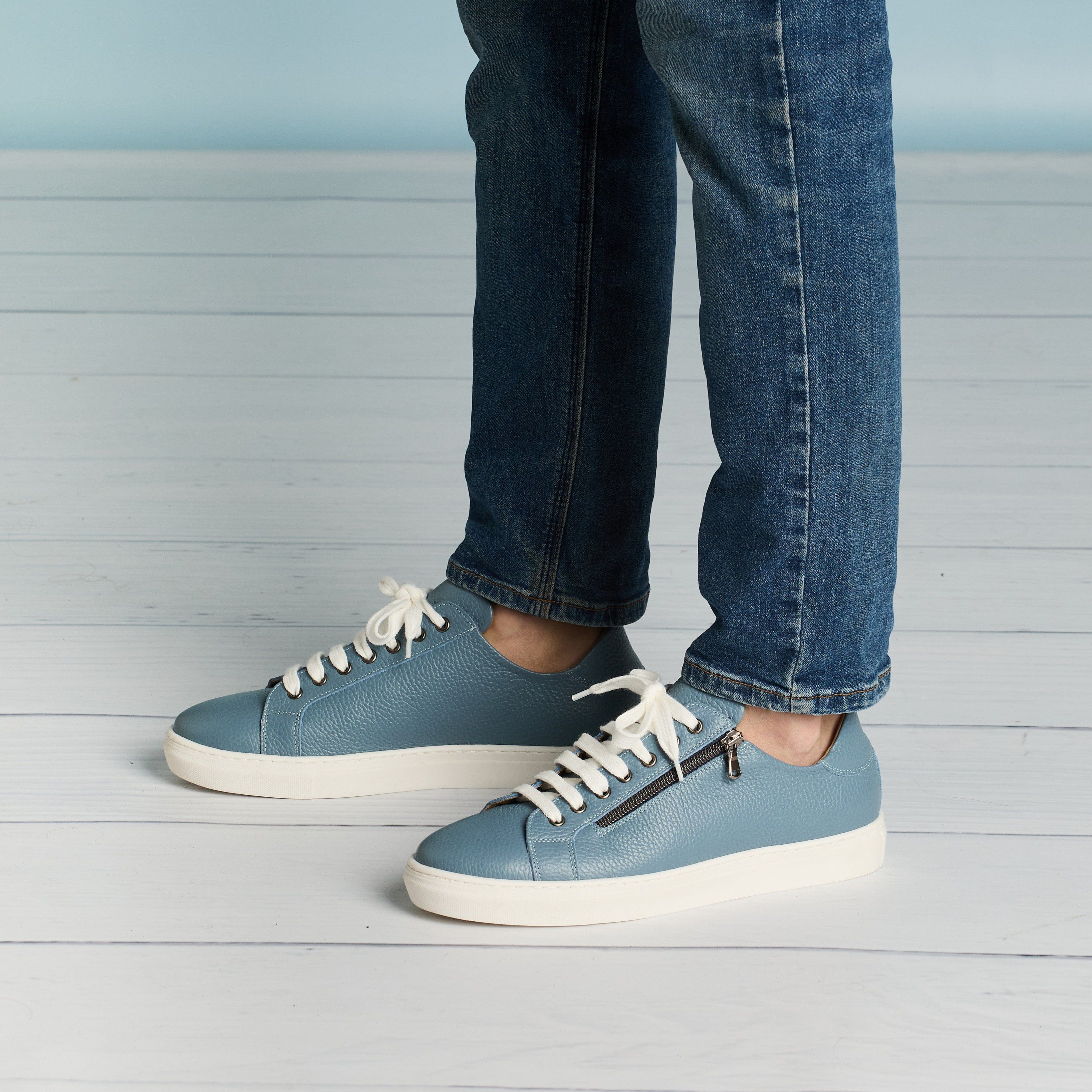 Shoes MEN'S Stride: Denim Leather Sole Bliss USA