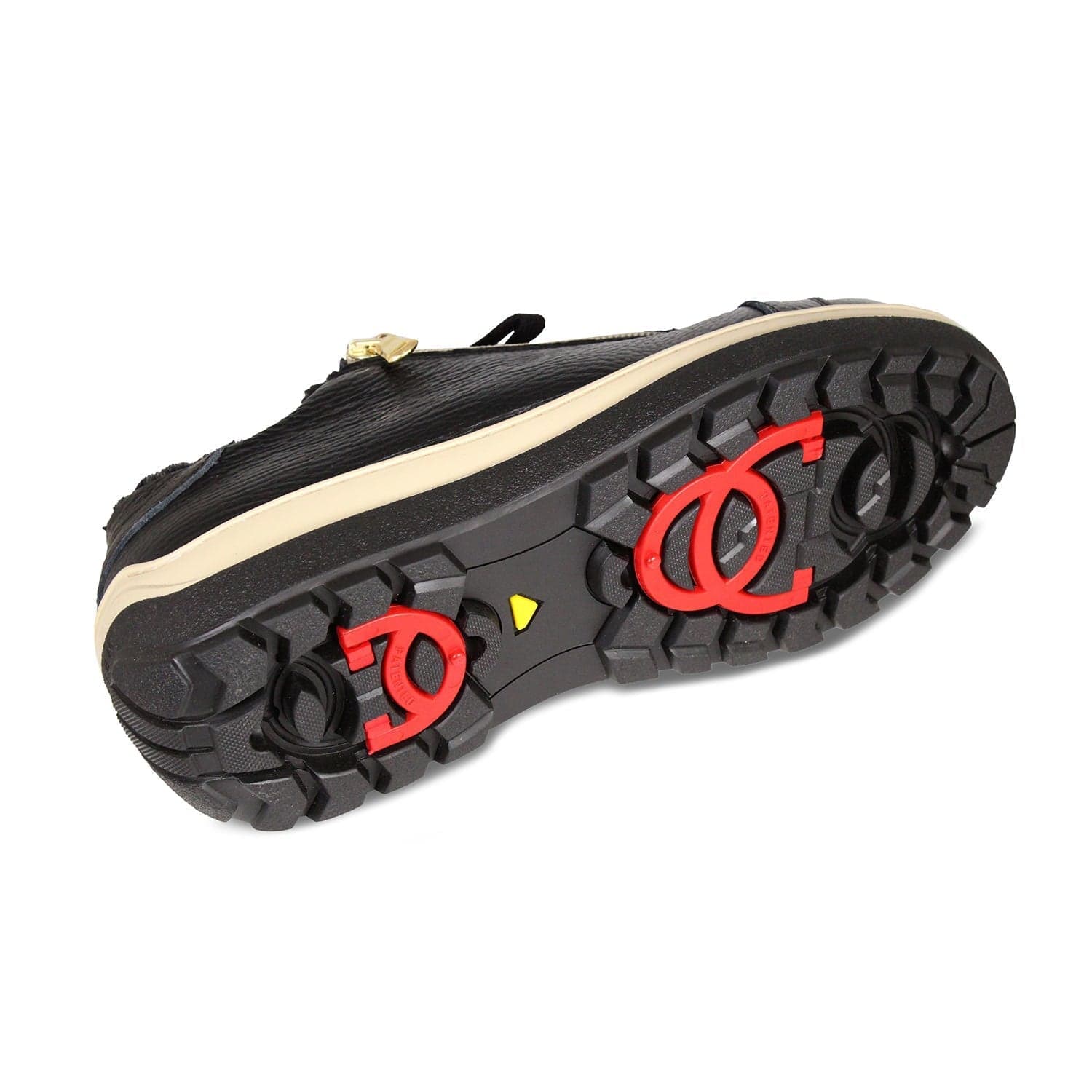 Shoes Summit: Black Leather & Shearling Sole Bliss USA