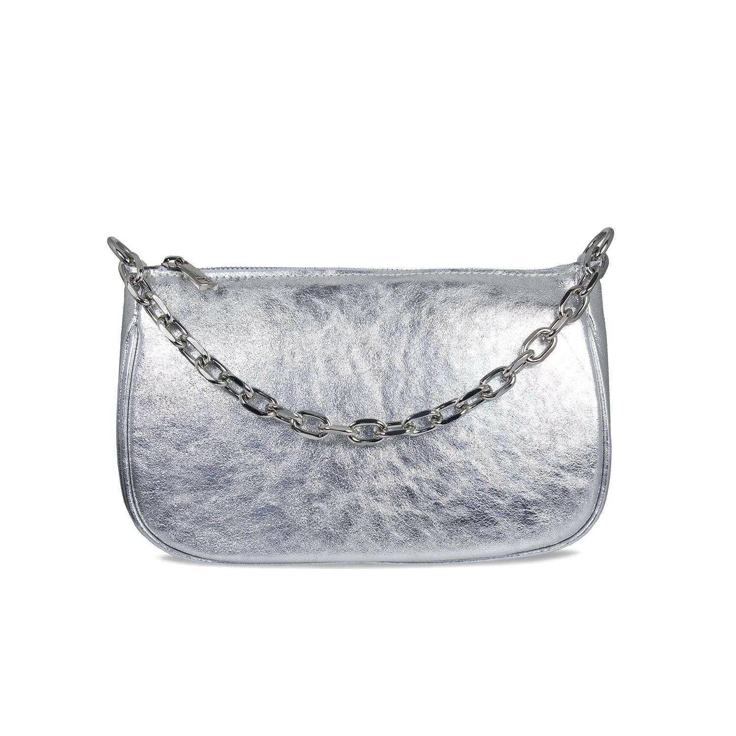 Bags Swing: Silver Leather Sole Bliss USA