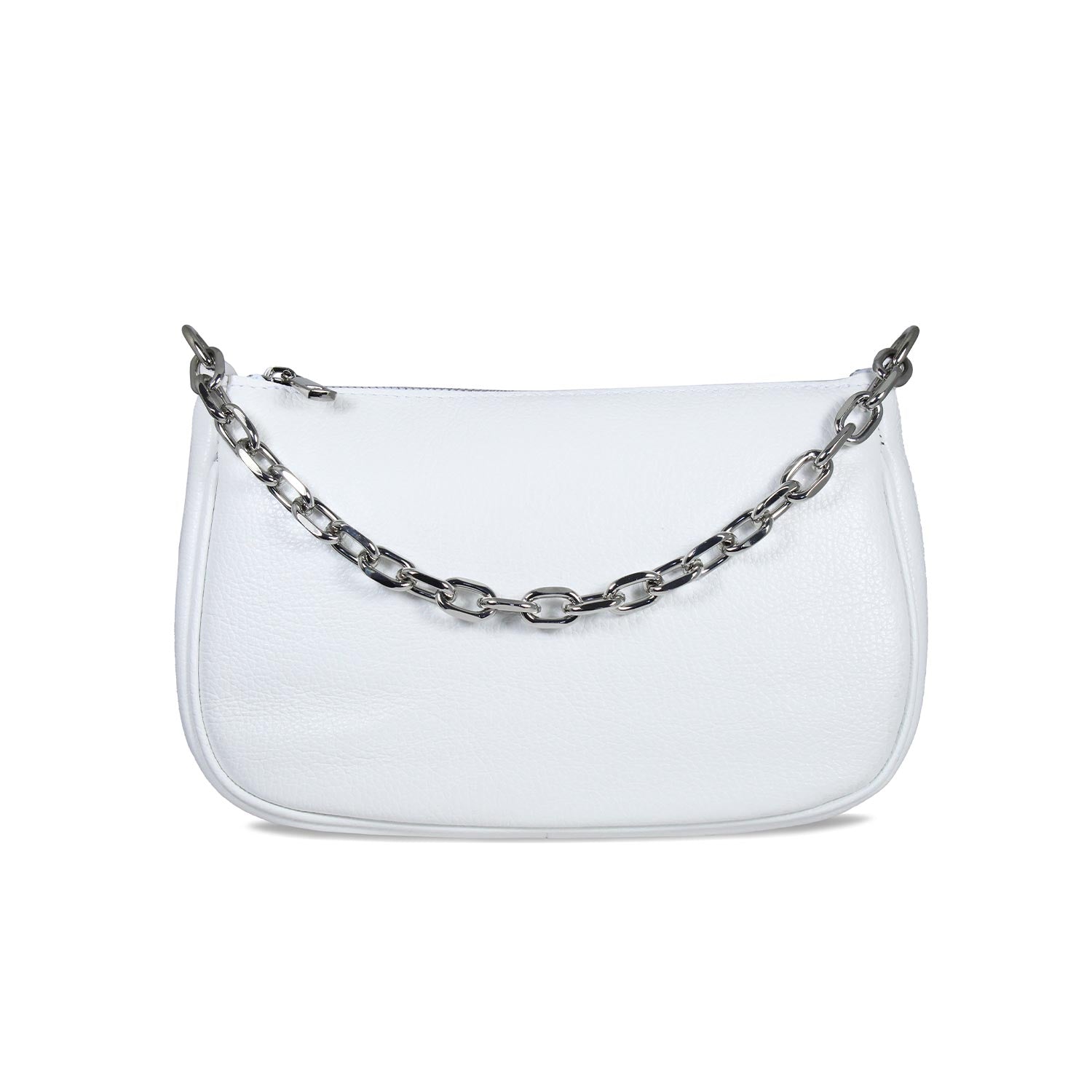 Bags Swing: White Leather & Silver Sole Bliss USA