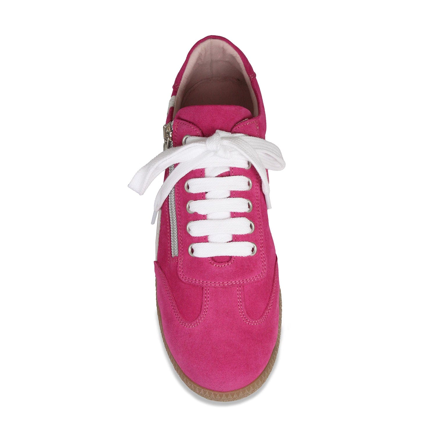 Shoes Swirl: Fuchsia Suede Sole Bliss USA