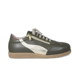 Shoes Swirl: Olive Leather Sole Bliss USA