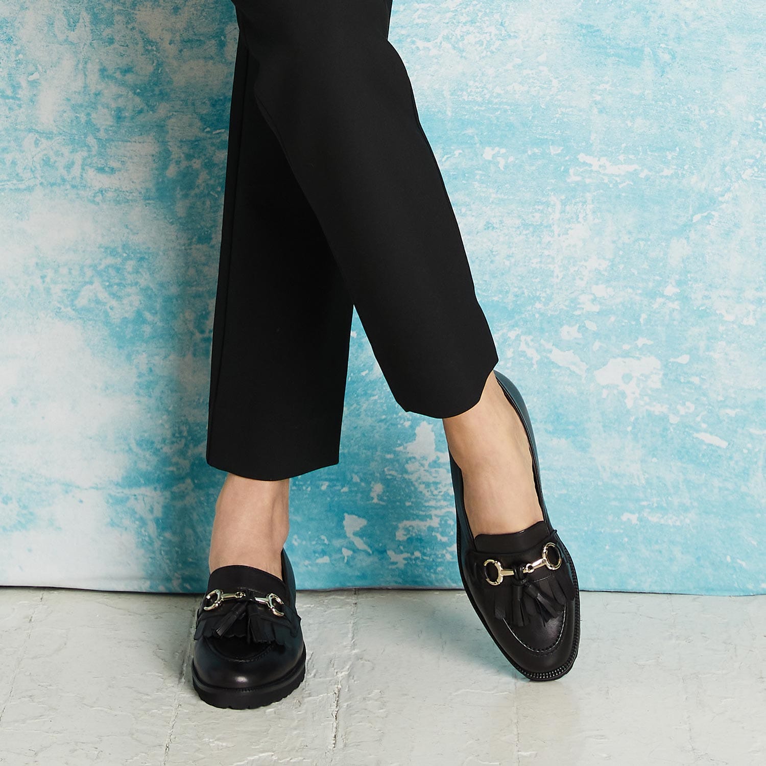 Shoes Tanner: Black Leather Sole Bliss USA