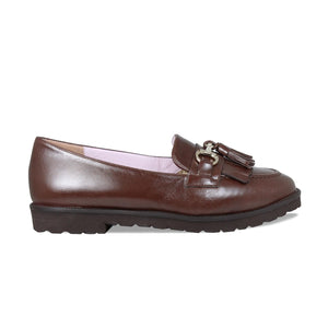 Shoes Tanner: Chestnut Leather Sole Bliss USA