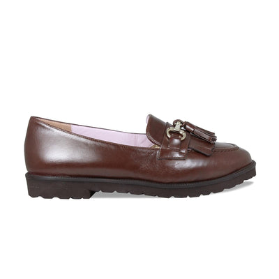 Shoes Tanner: Chestnut Leather Sole Bliss USA