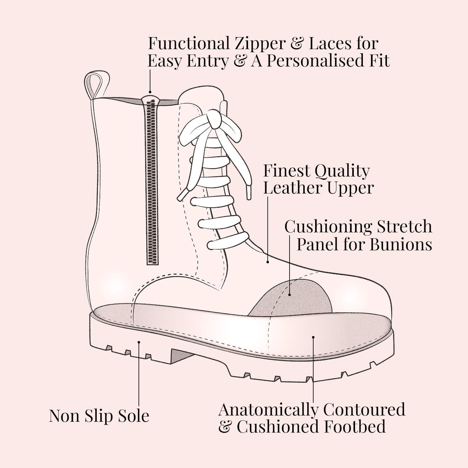 Boots Tread: Truffle Suede Sole Bliss USA