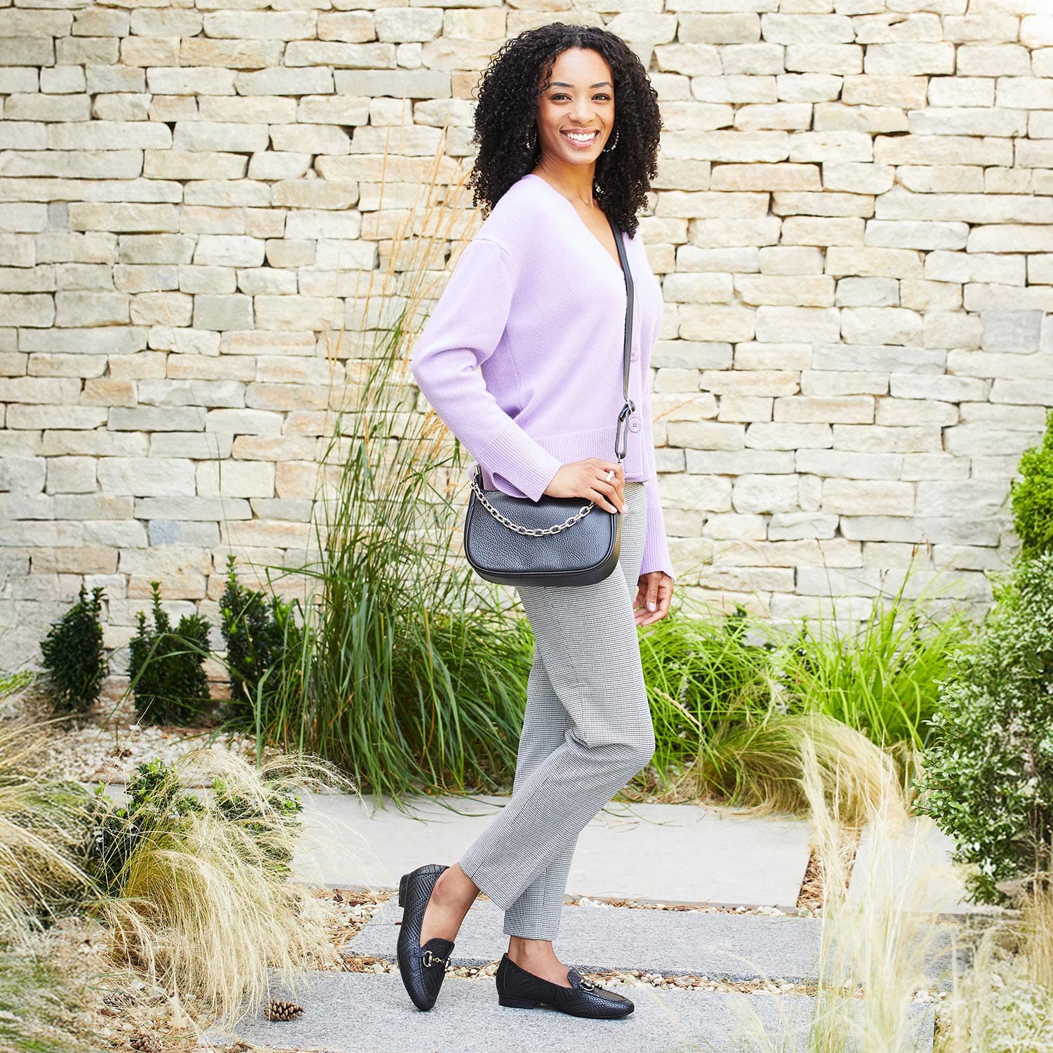 Shoes Trinity: Black Leather Weave Sole Bliss USA