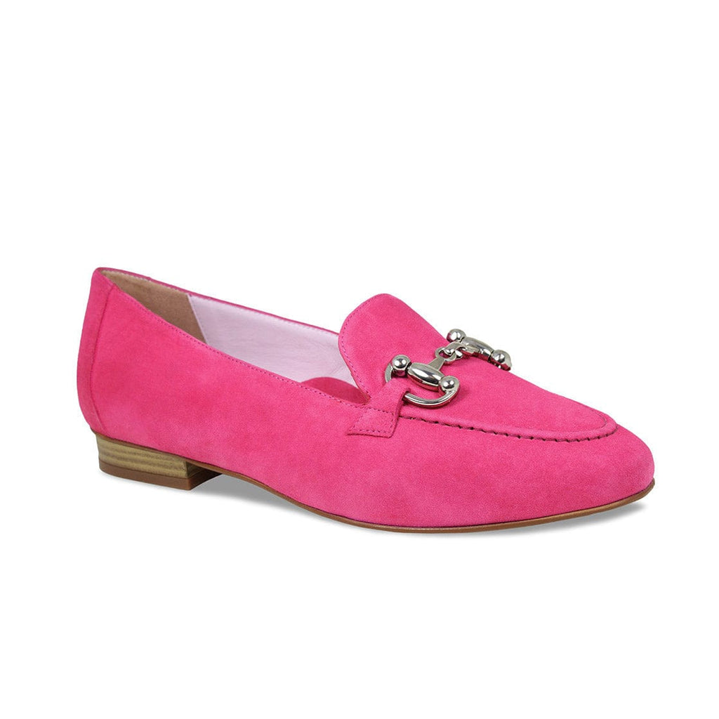 Trinity: Fuchsia Suede - Wide Loafers for Bunions | Sole