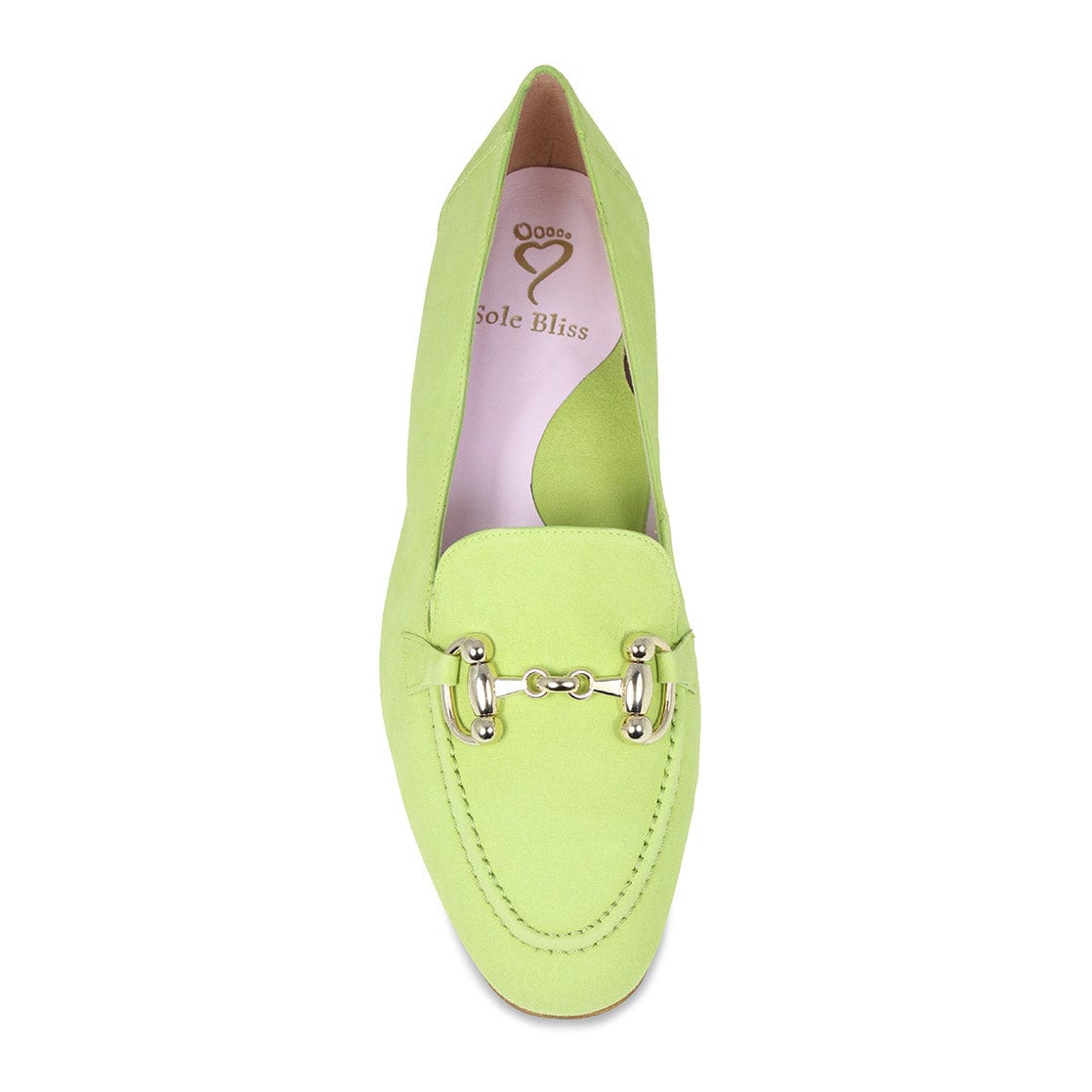 Trinity: Lime Suede Shoes Sole Bliss