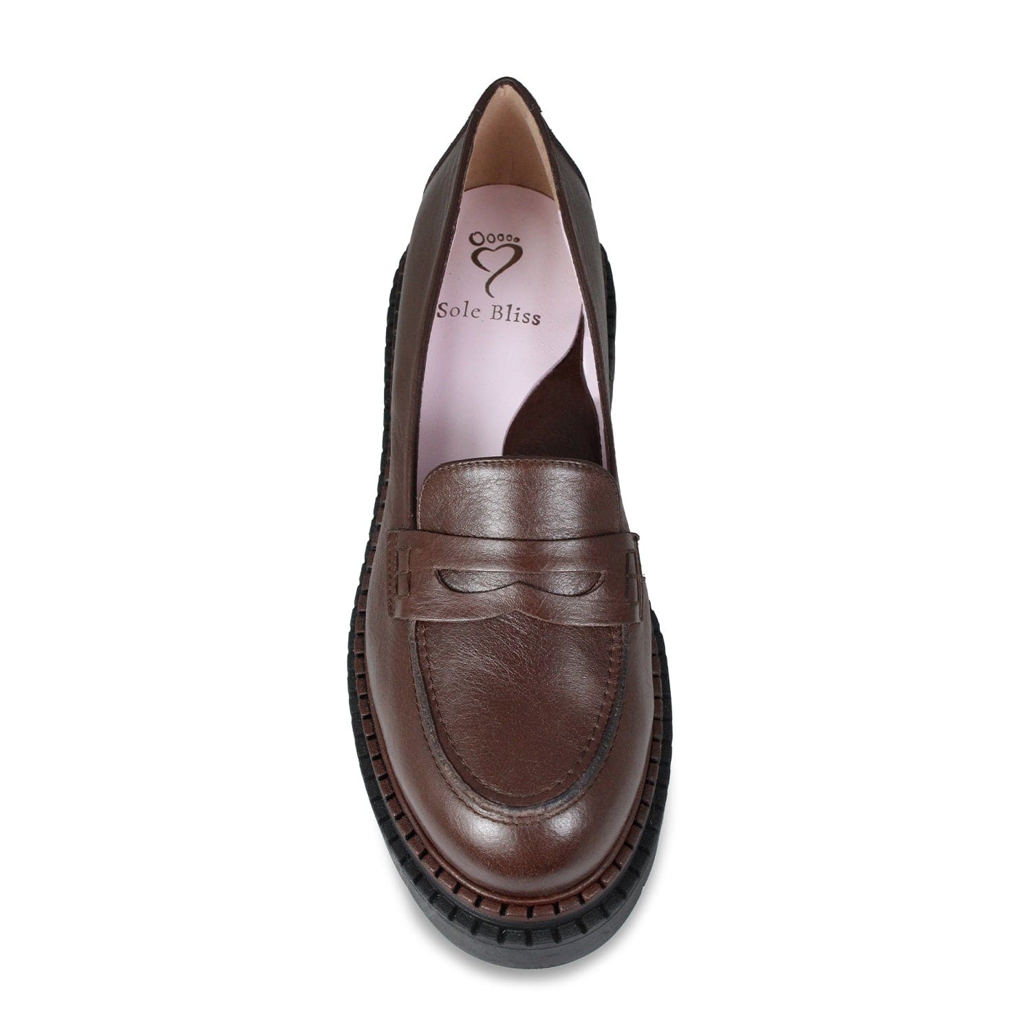 Shoes Trophy: Chestnut Leather Sole Bliss USA