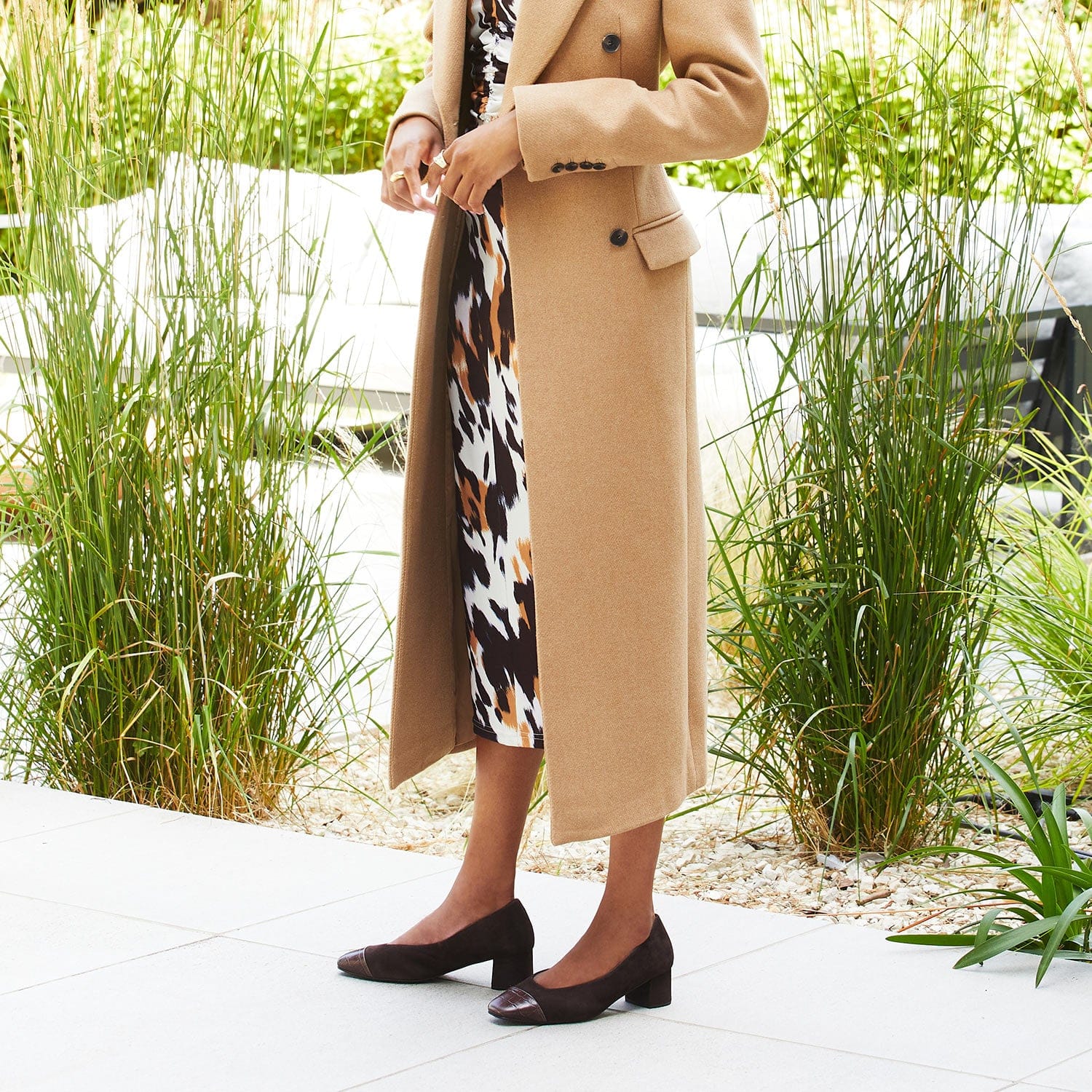 Shoes Valencia: Chocolate Brown Suede & Croc Sole Bliss USA