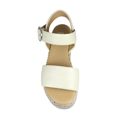 Shoes Walker: Cream Leather Sole Bliss USA