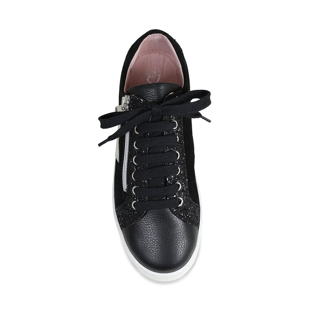 Shoes Star: Black Leather & Suede Sole Bliss USA