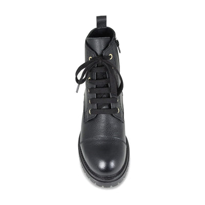 Boots Tread Black Leather Sole Bliss USA