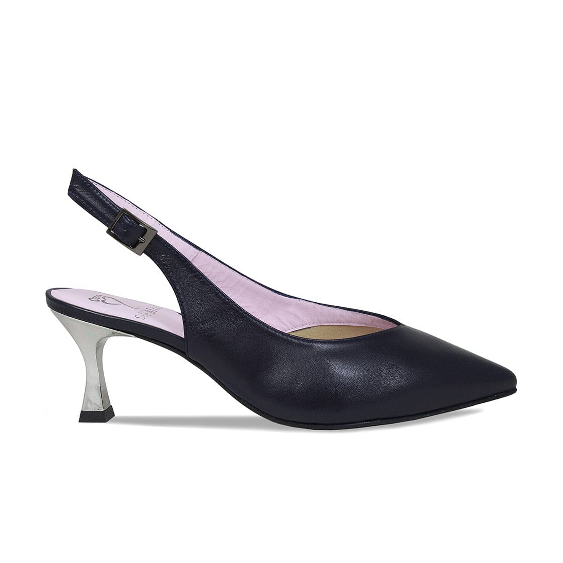 Shoes Audrey: Navy Leather Sole Bliss USA