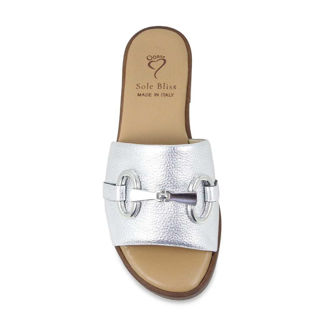 Shoes Bardot: Silver Leather Sole Bliss USA