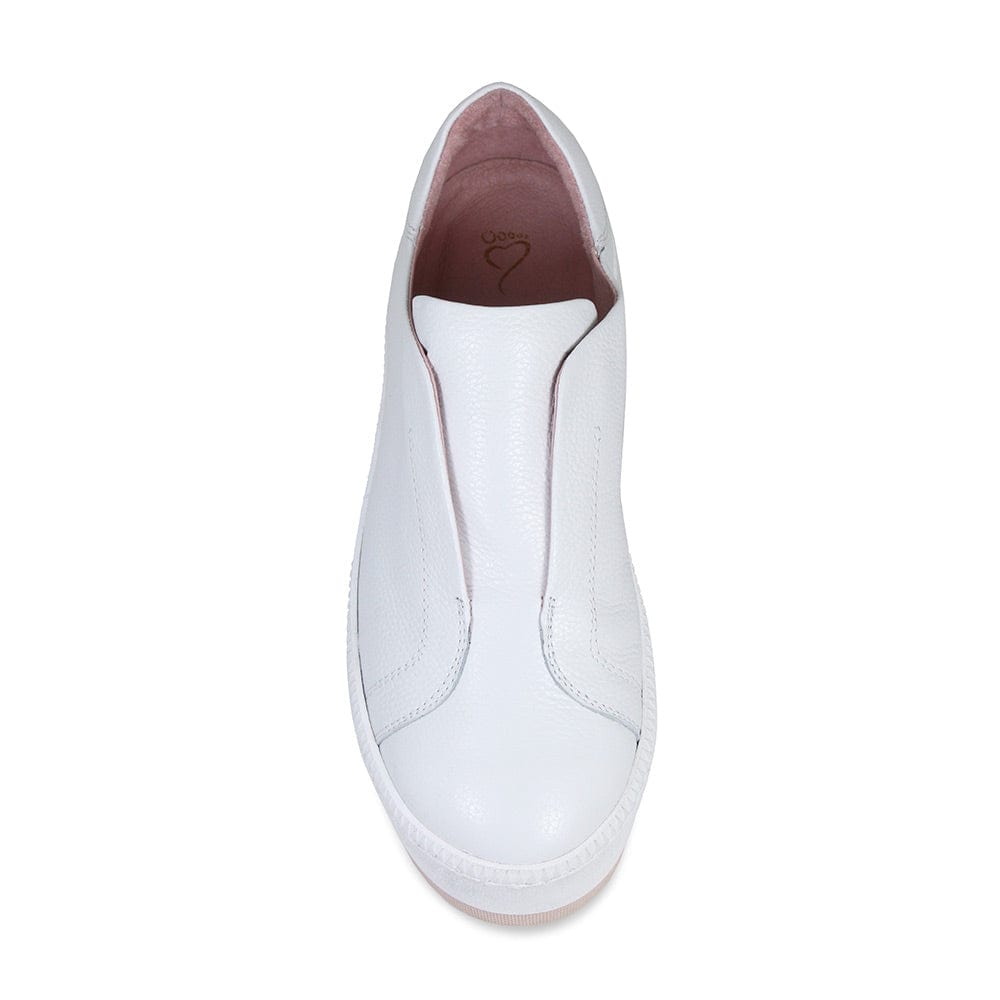 Shoes Drama: White Leather Sole Bliss USA