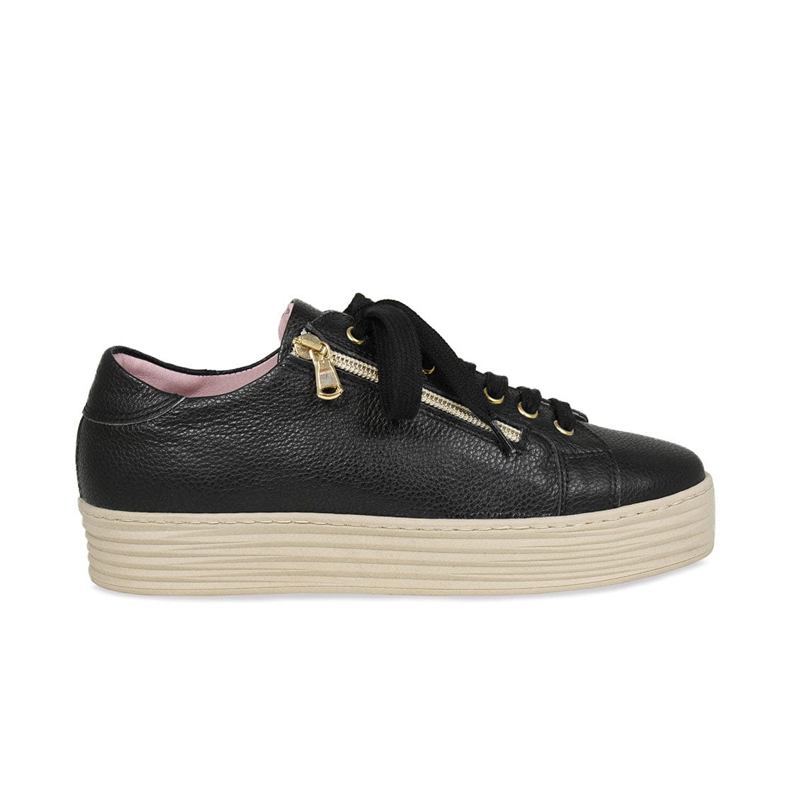 Shoes Hampton: Black Leather Sole Bliss USA