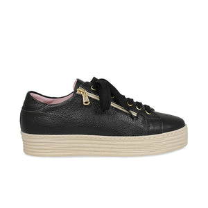 Shoes Hampton: Black Leather Sole Bliss USA