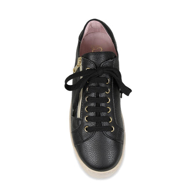 Shoes Hampton: Black Leather Sole Bliss USA