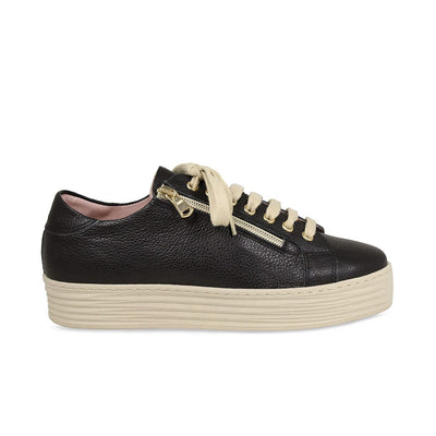 Shoes Hampton: Black Leather Sole Bliss USA