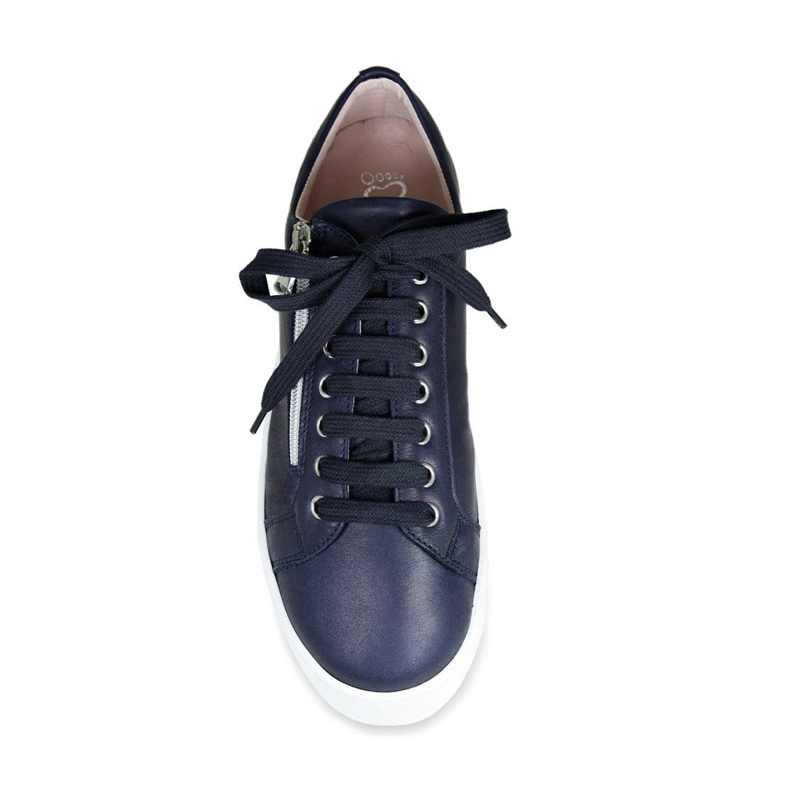 Shoes Hero: Navy Leather Sole Bliss USA