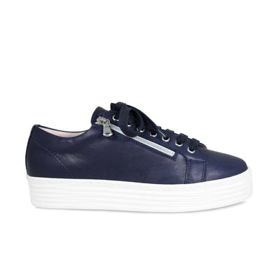 Shoes Hero: Navy Leather Sole Bliss USA