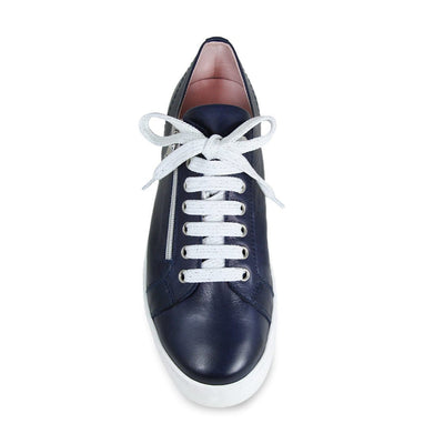 Shoes Hero: Navy Leather Sole Bliss USA