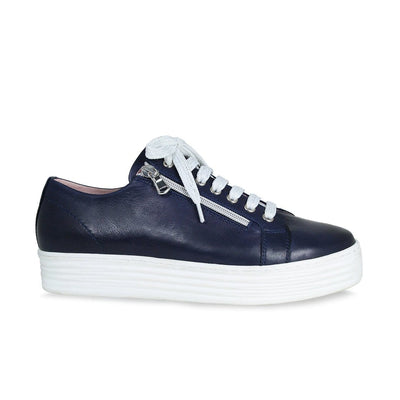 Shoes Hero: Navy Leather Sole Bliss USA
